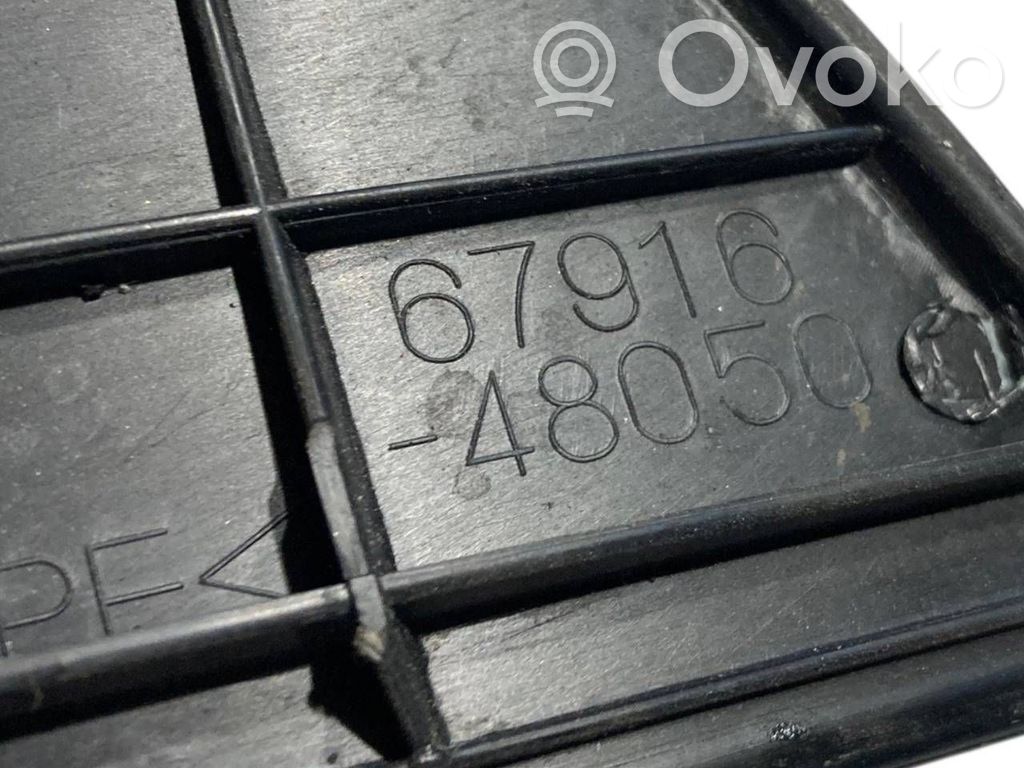 Aizmugurējā sliekšņa dekoratīvā apdare (iekšējā)