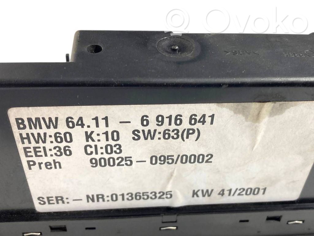 Gaisa kondicioniera / klimata kontroles / salona apsildes vadības bloks (salonā)