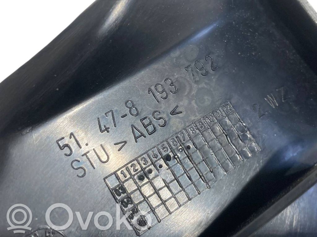 Aizmugurējā sliekšņa dekoratīvā apdare (iekšējā)