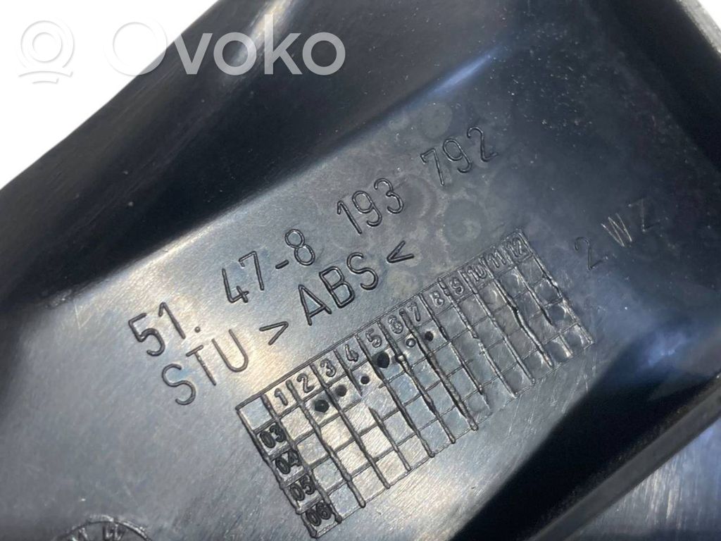Aizmugurējā sliekšņa dekoratīvā apdare (iekšējā)