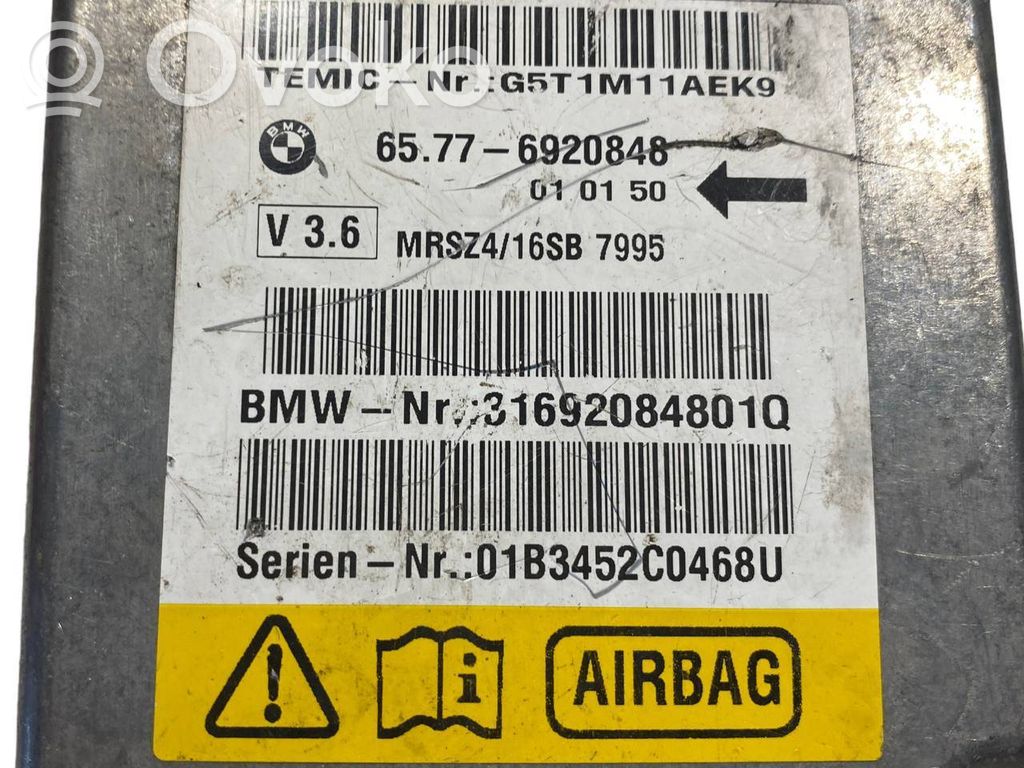 Gaisa spilvenu vadības bloks