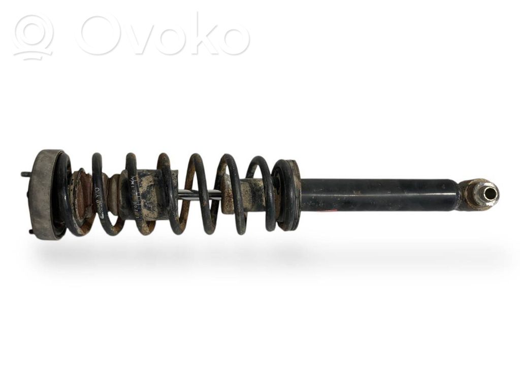 Rear shock absorber with spring