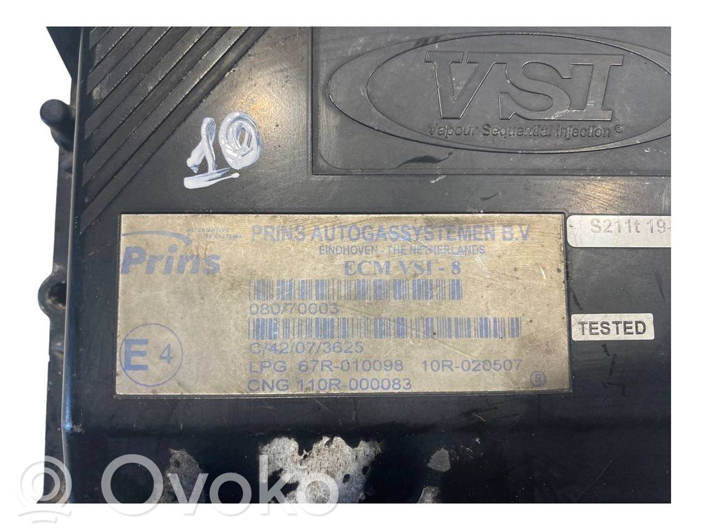 Gāzes iekārtas vadības bloks