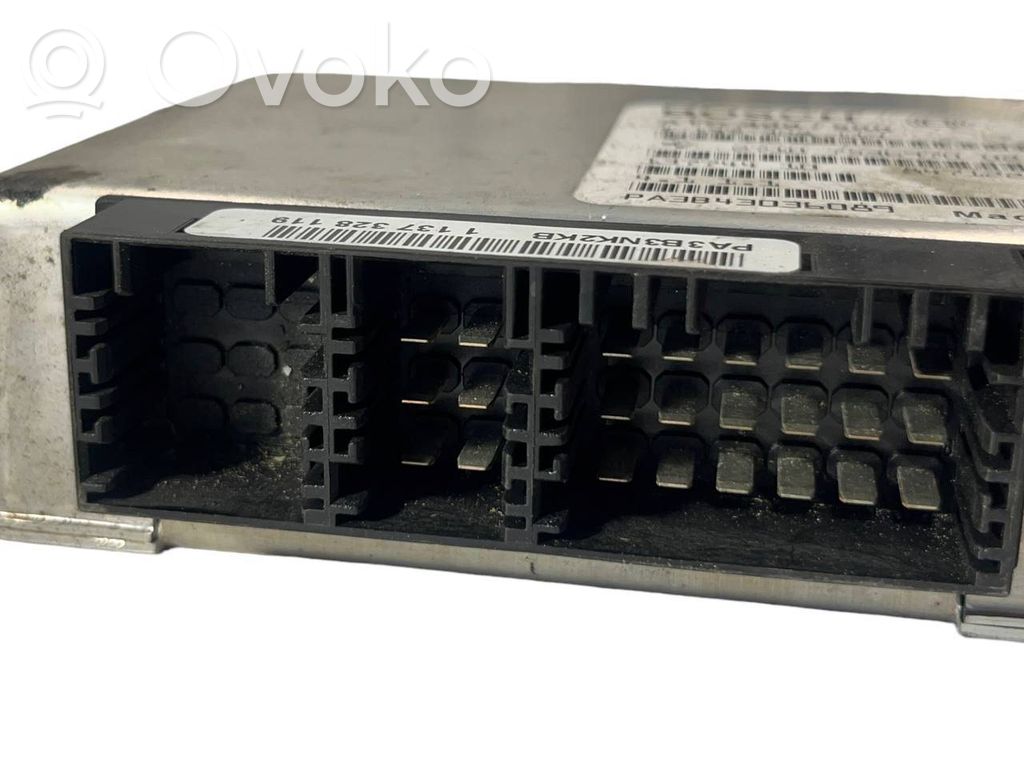 Pārnesumkārbas vadības bloks