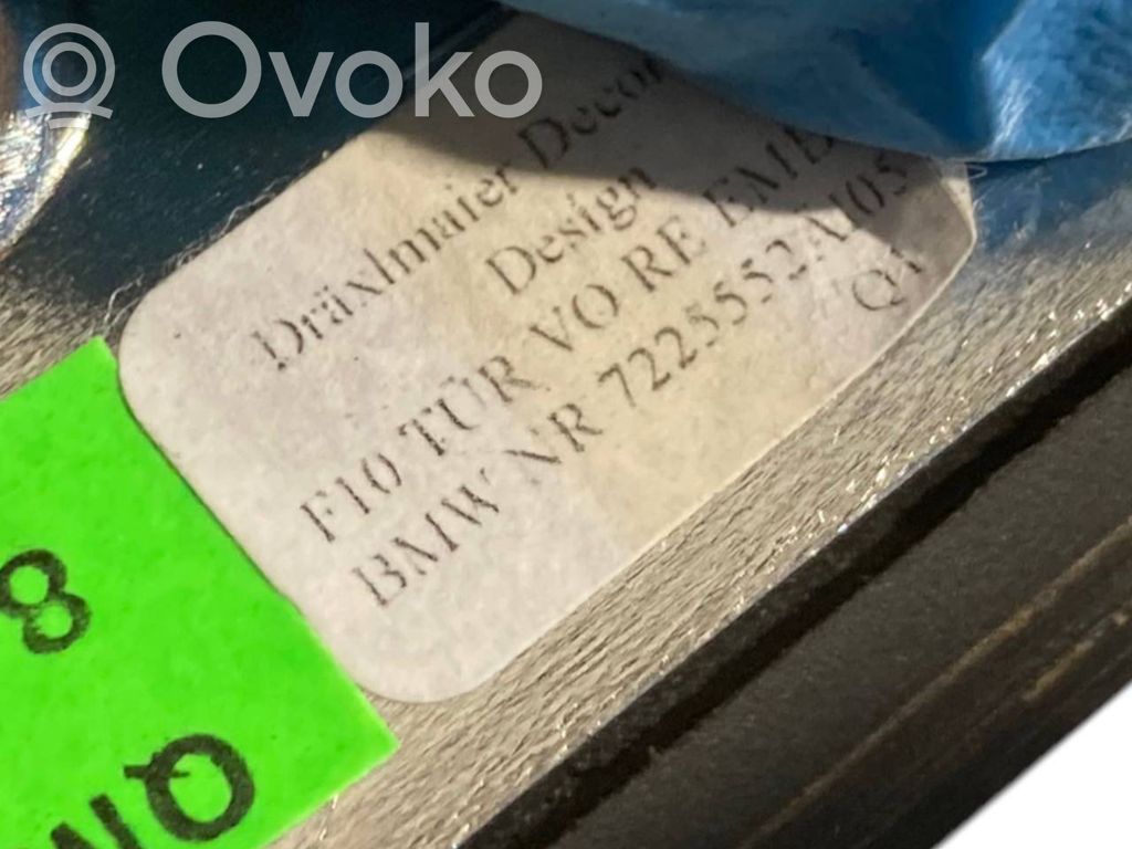 Decorative trim strip on the front