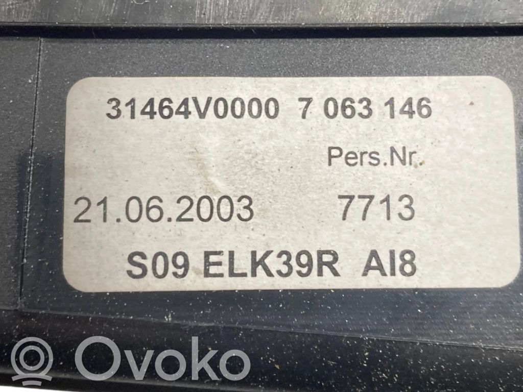 Gaisa kondicioniera / klimata kontroles / salona apsildes vadības bloks (salonā)