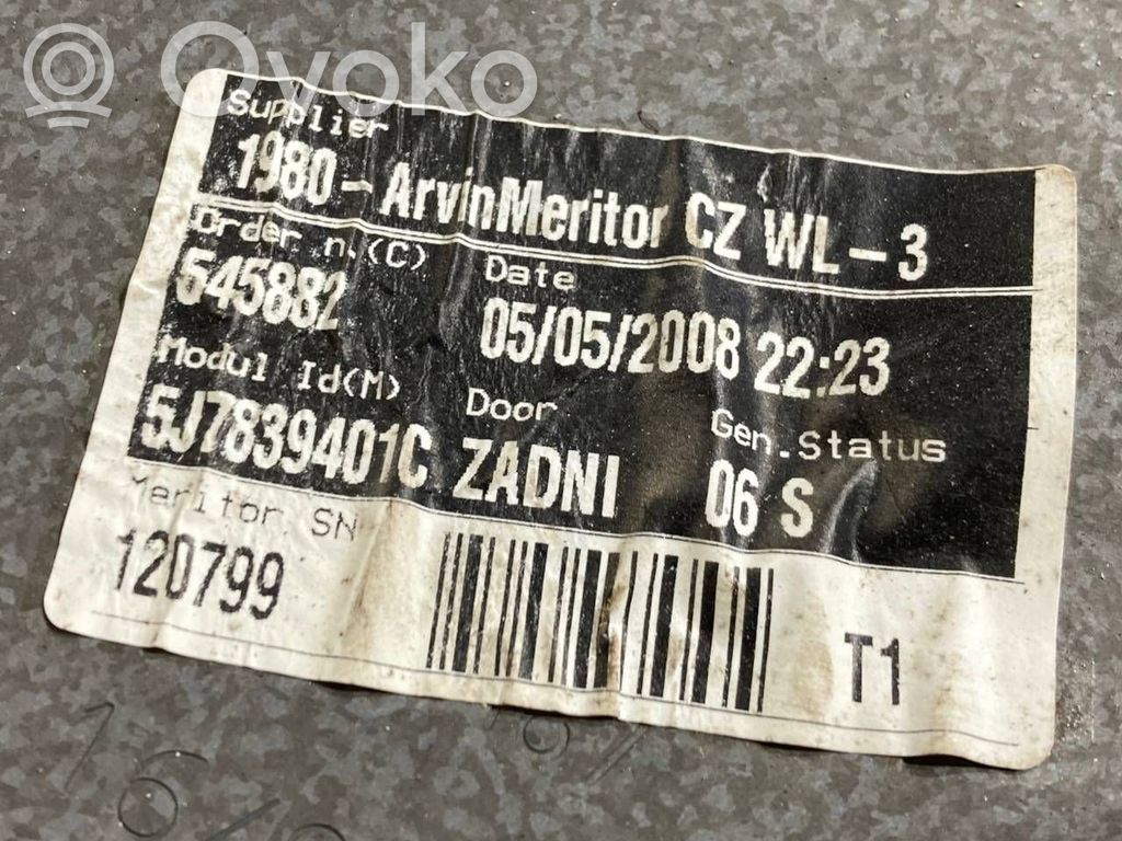 Mehāniskais aizmugurē loga pacelšanas mehānisms