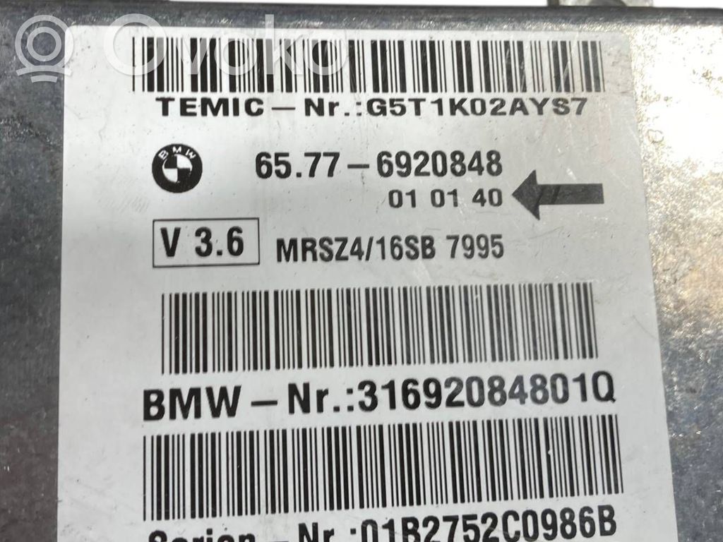 Gaisa spilvenu vadības bloks