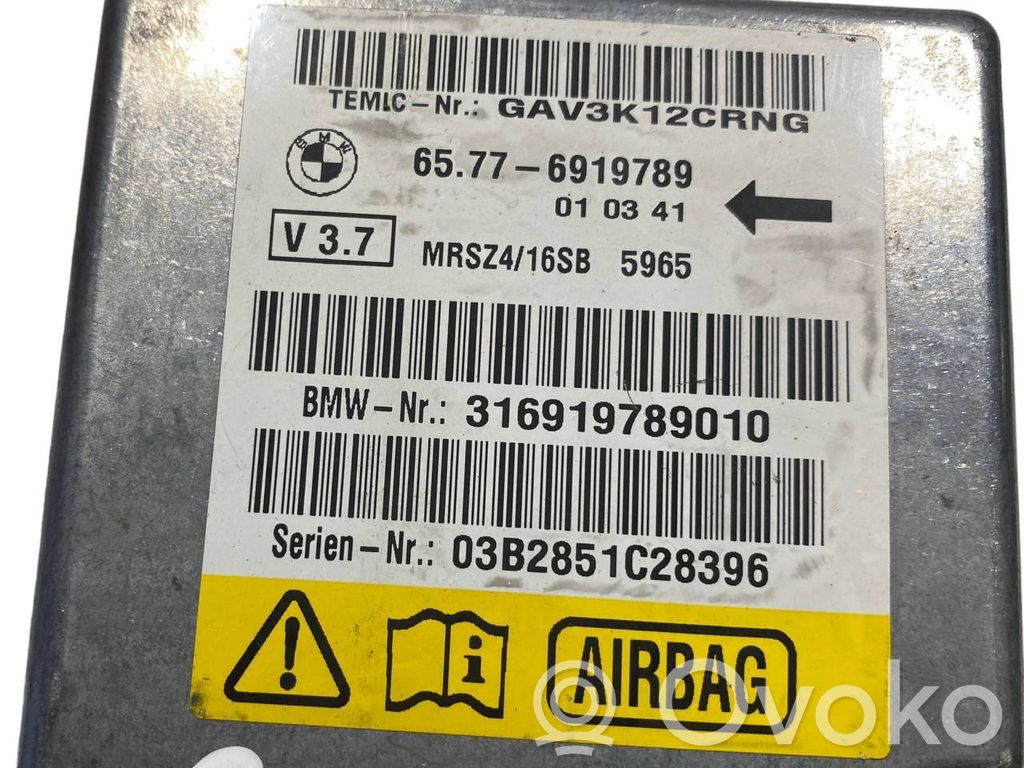 Gaisa spilvenu vadības bloks