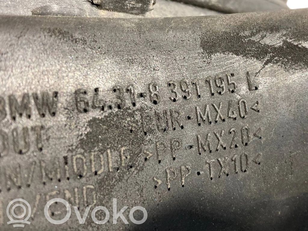 Air intake duct details