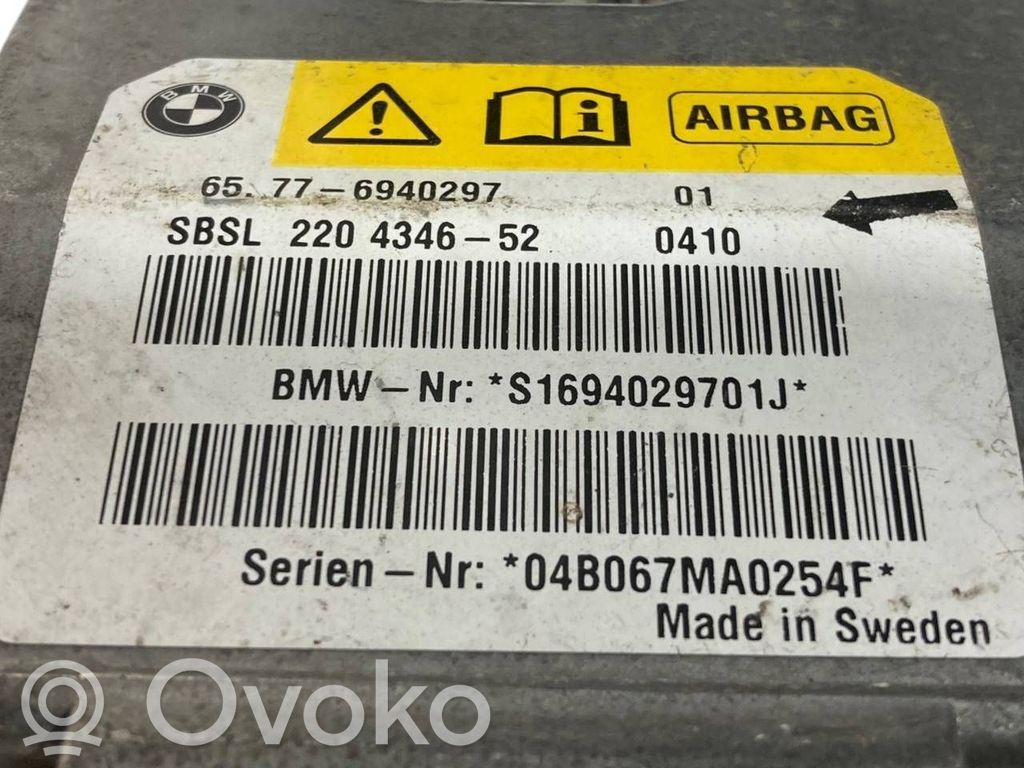 Gaisa spilvenu vadības bloks