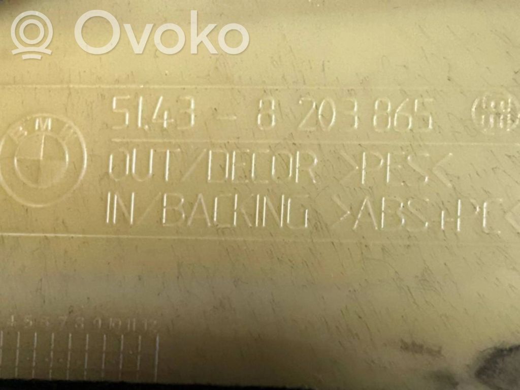 (A) декоративная отделка стойки