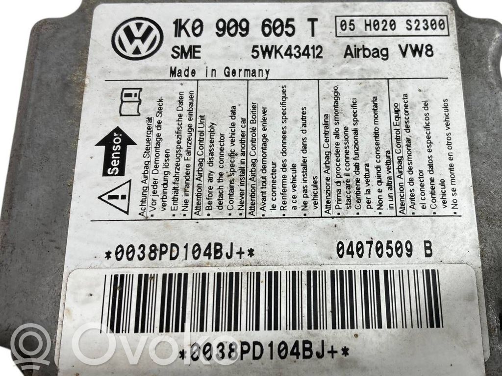 Gaisa spilvenu vadības bloks