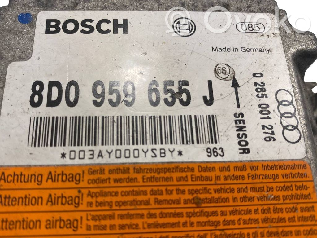 Gaisa spilvenu vadības bloks