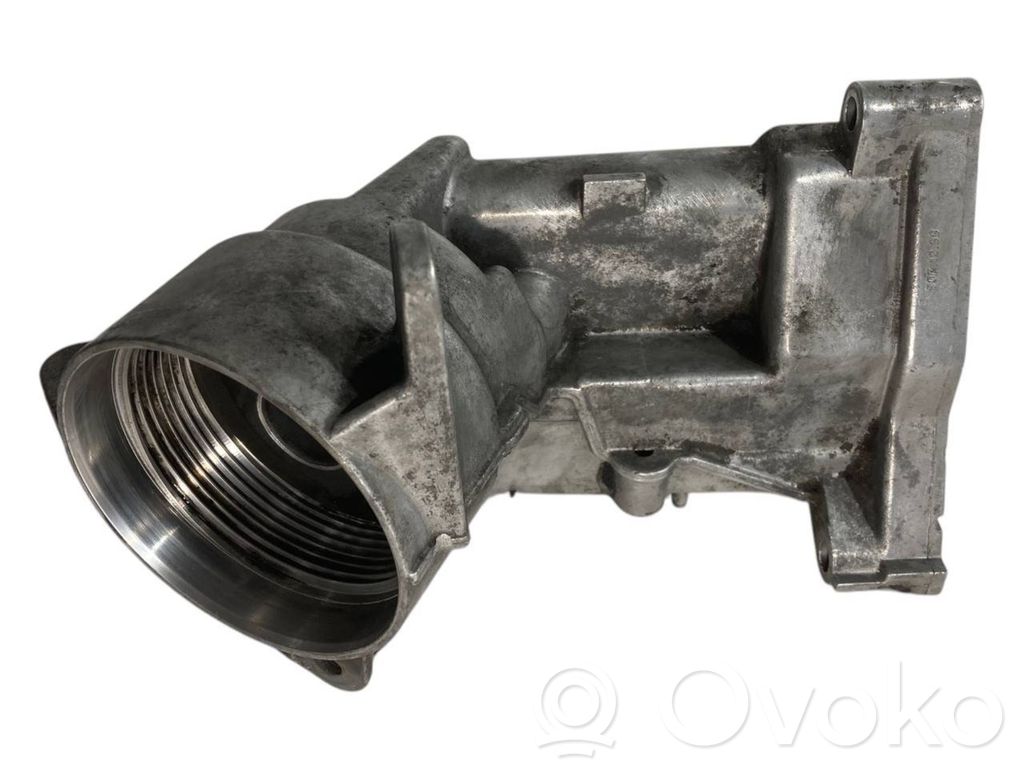 Oil filter holder/cooler