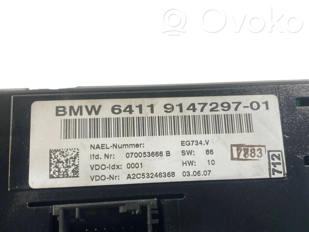 Air conditioning / climate control / interior heating control unit (in the passenger compartment)