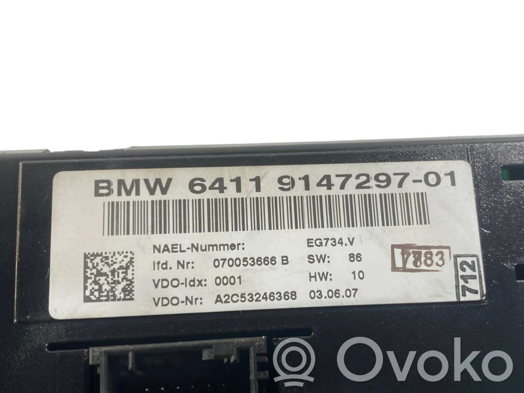 Gaisa kondicioniera / klimata kontroles / salona apsildes vadības bloks (salonā)