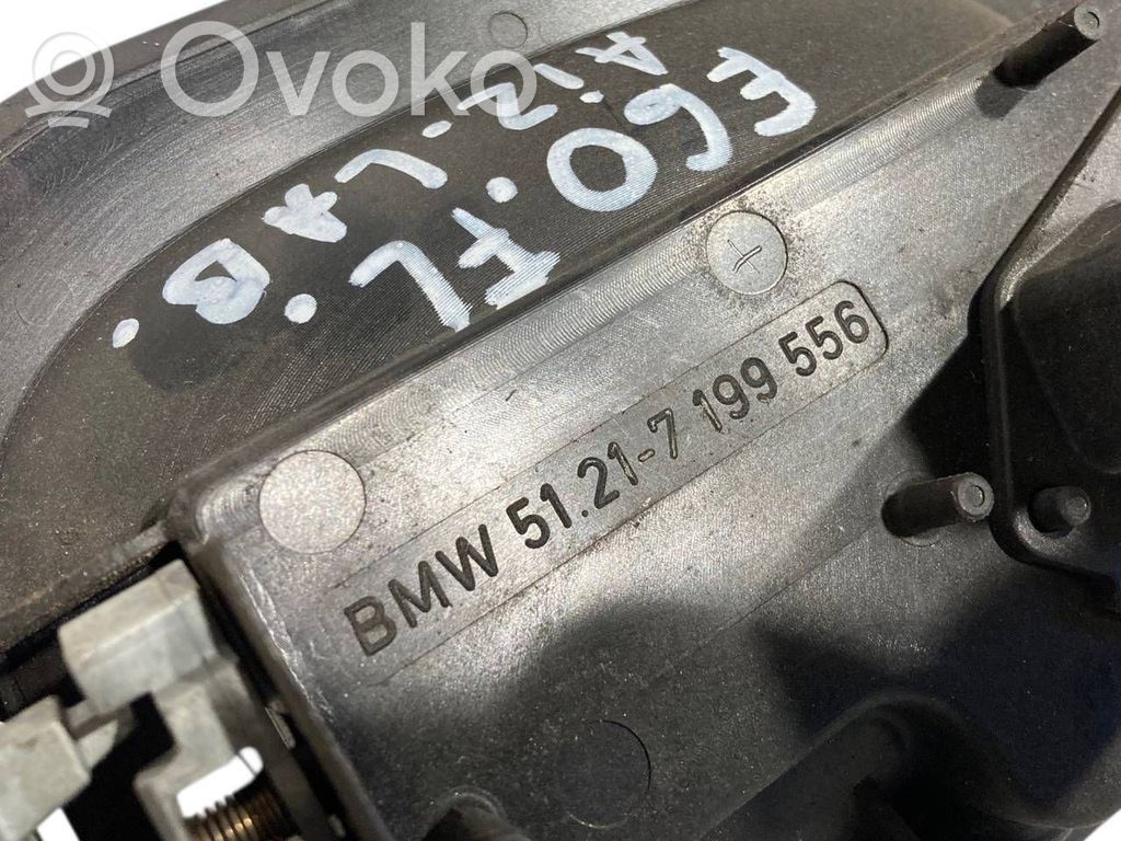 Aizmugurē turētājs / kronšteins ārējam atvēršanas rokturim