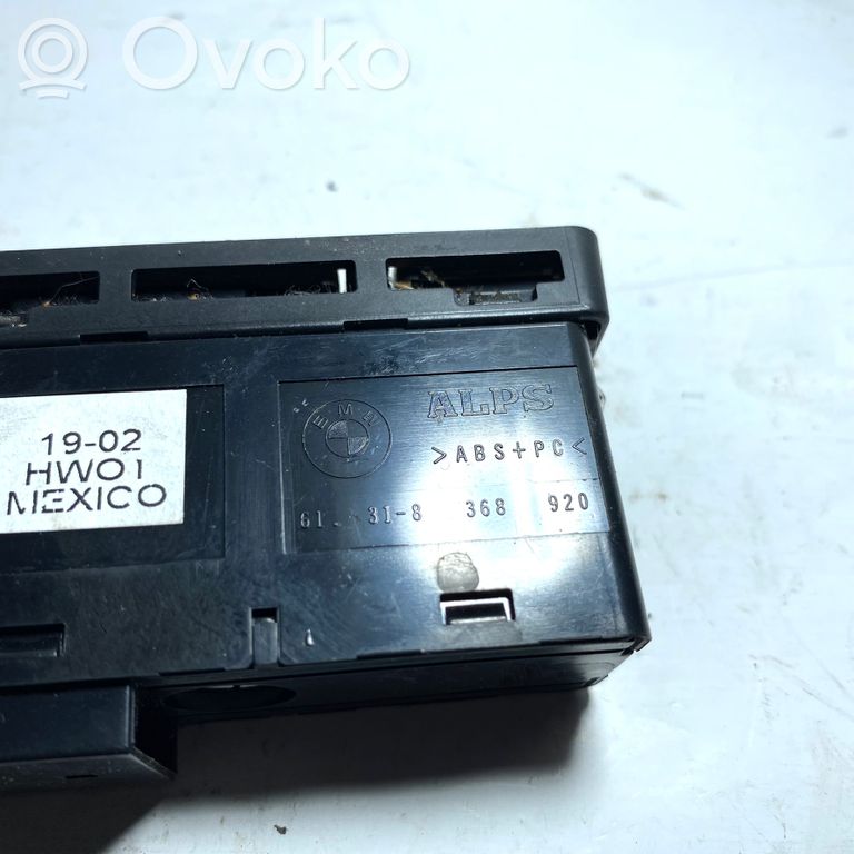 Hazard warning light switch