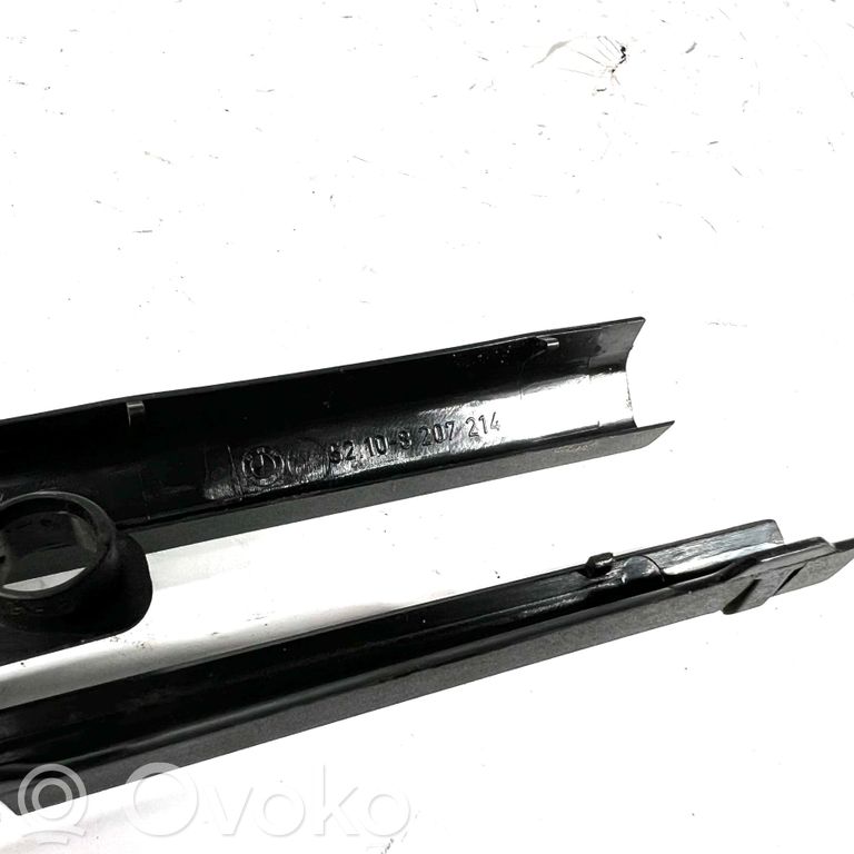 Front passenger seat rail decorative trim