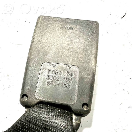 Middle belt buckle (rear)