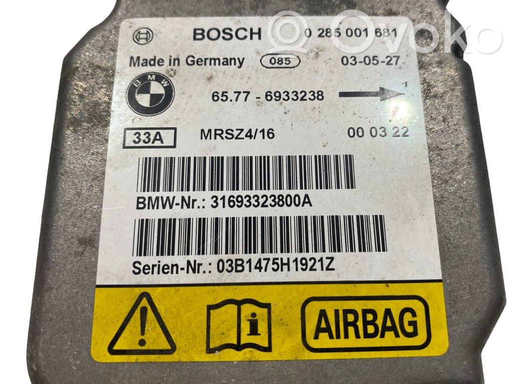 Gaisa spilvenu vadības bloks