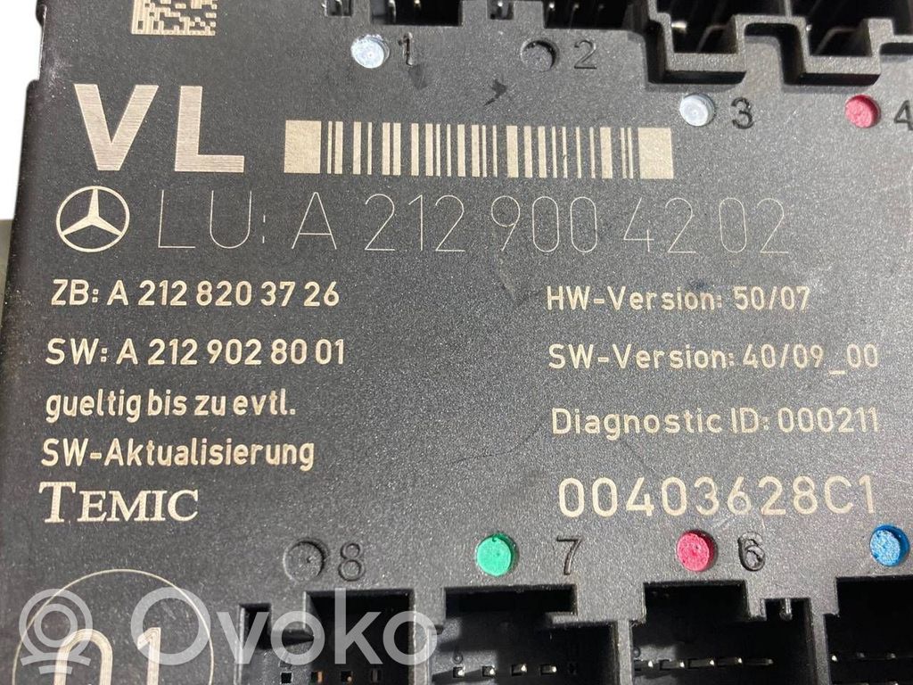 Durvju vadības bloks