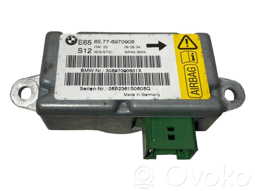 Airbag impact sensor