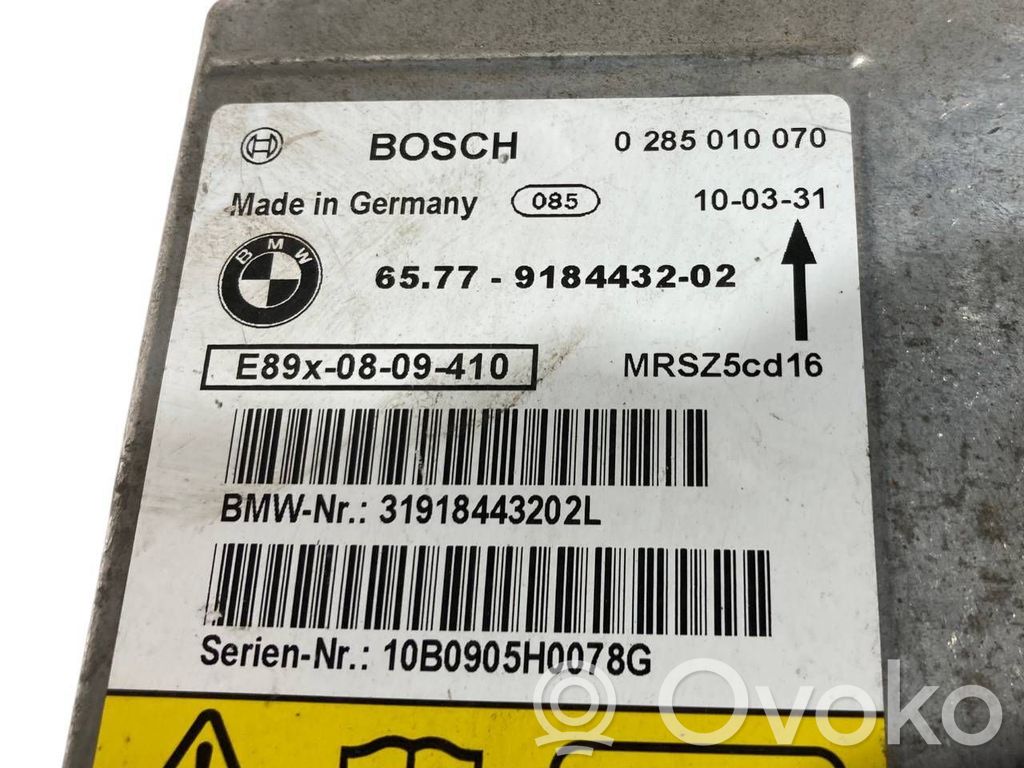 Gaisa spilvenu vadības bloks