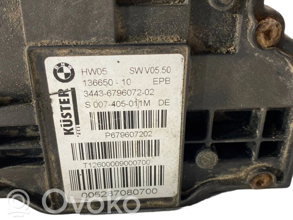 Rokas bremžu vadības modulis