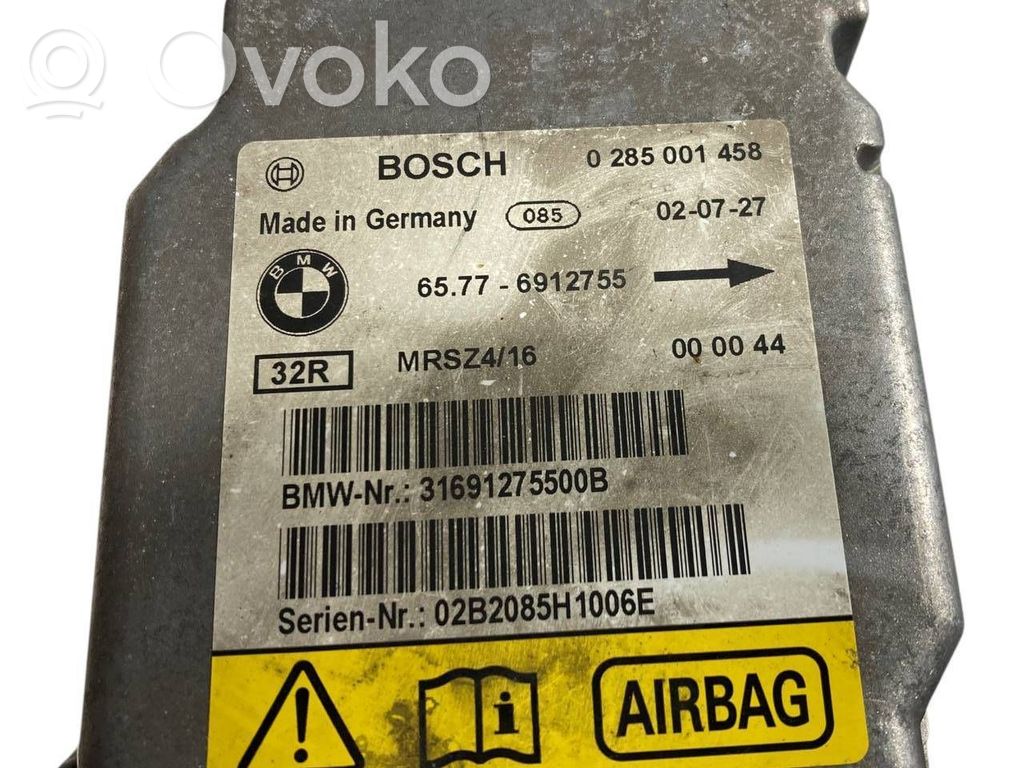 Gaisa spilvenu vadības bloks