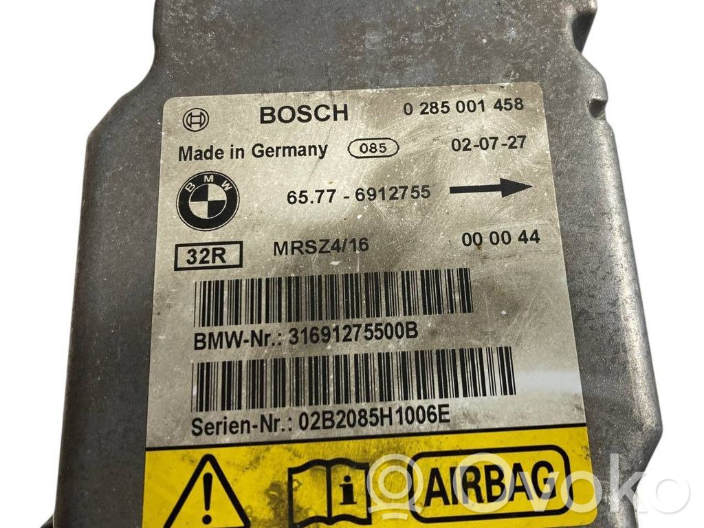 Gaisa spilvenu vadības bloks