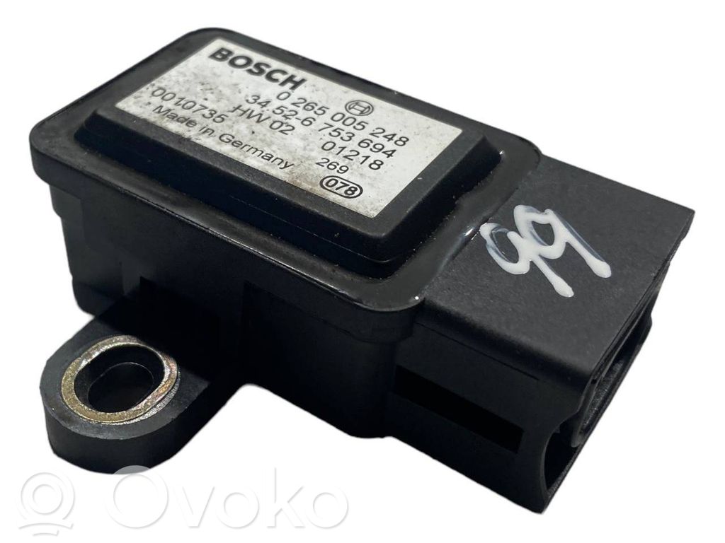 ESP (elektroniskās stabilitātes programmas) sensors (paātrinājuma sensors)