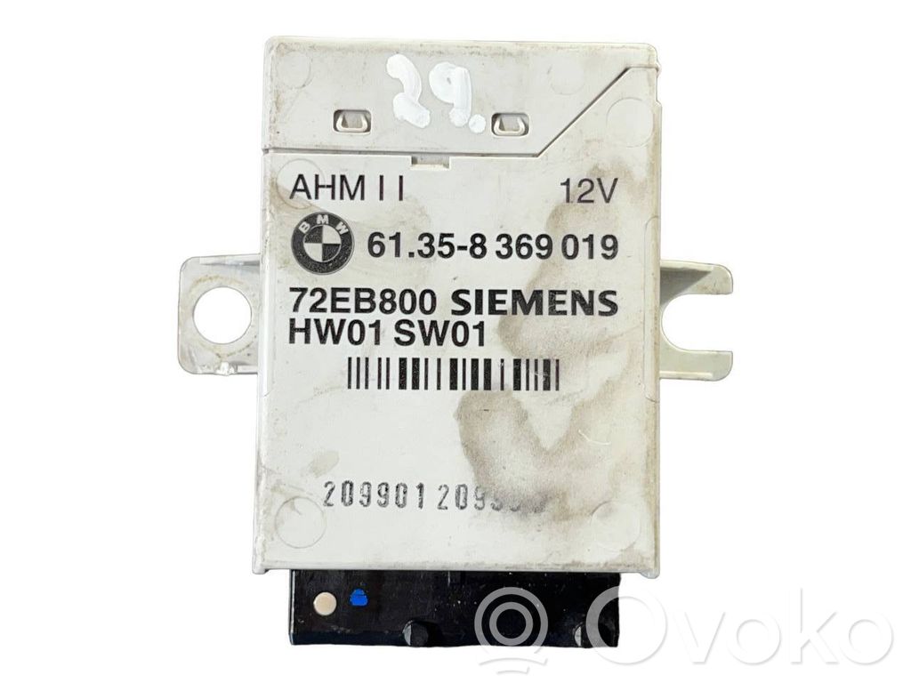 Trailer hitch control unit