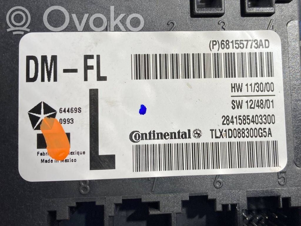 Durvju vadības bloks