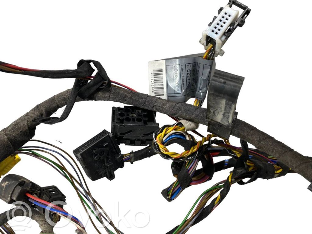 Rear door wiring installation