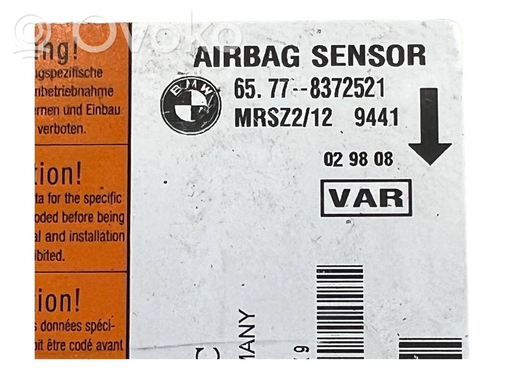 Airbag impact sensor