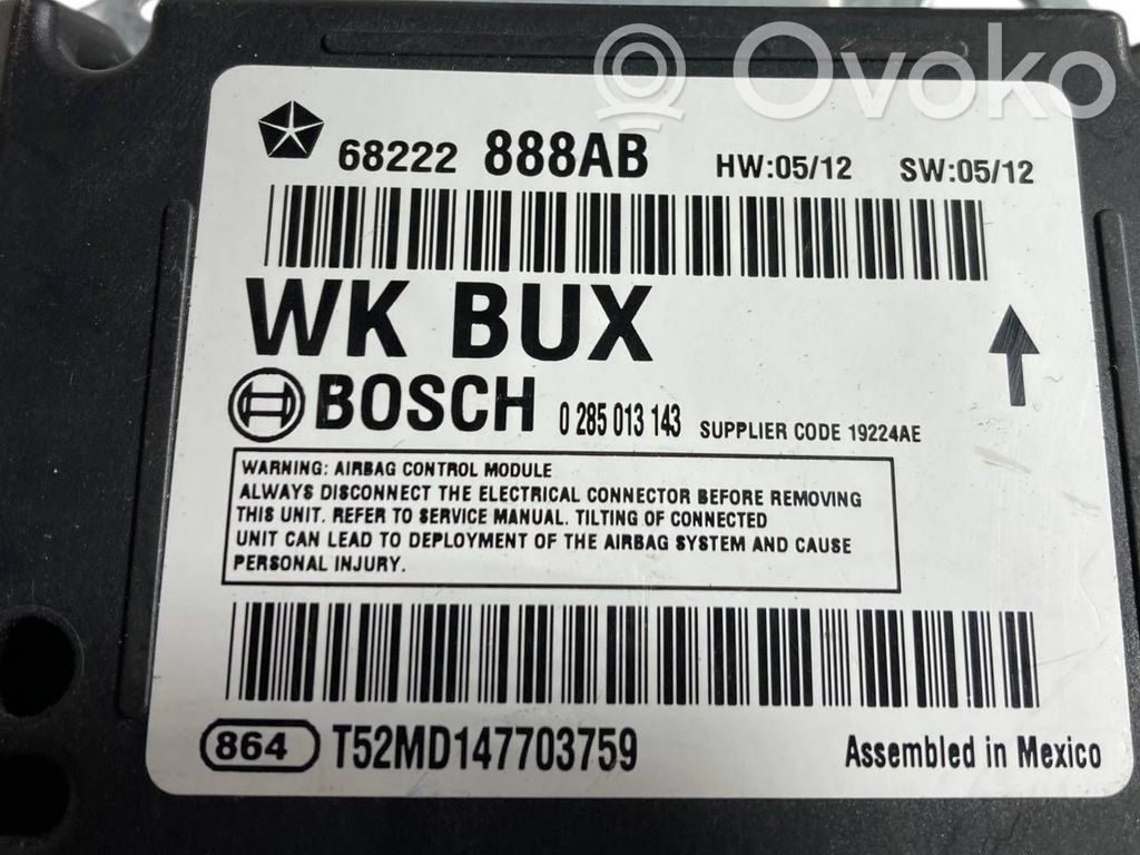 Gaisa spilvenu vadības bloks