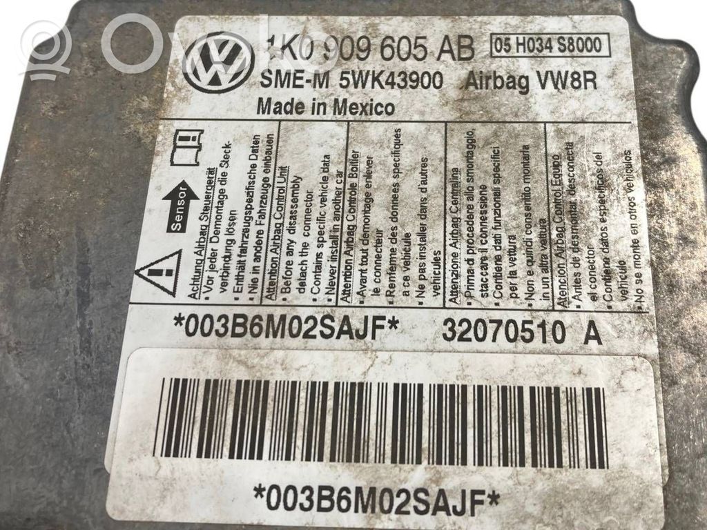 Gaisa spilvenu vadības bloks