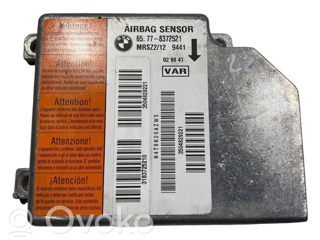 Gaisa spilvenu vadības bloks