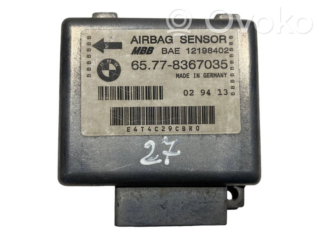 Gaisa spilvenu vadības bloks