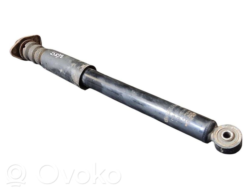 Rear shock absorber with spring