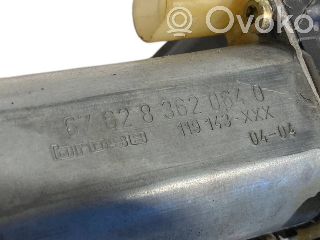 Front electric window lifter assembly