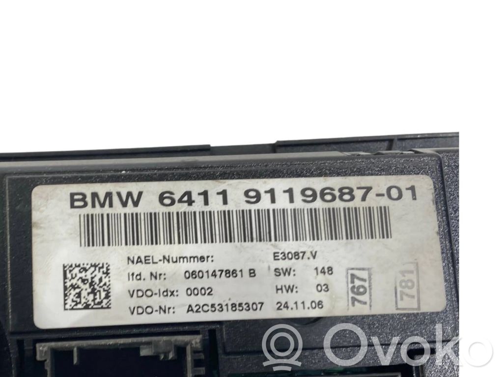 Air conditioning / climate control / interior heating control unit (in the passenger compartment)