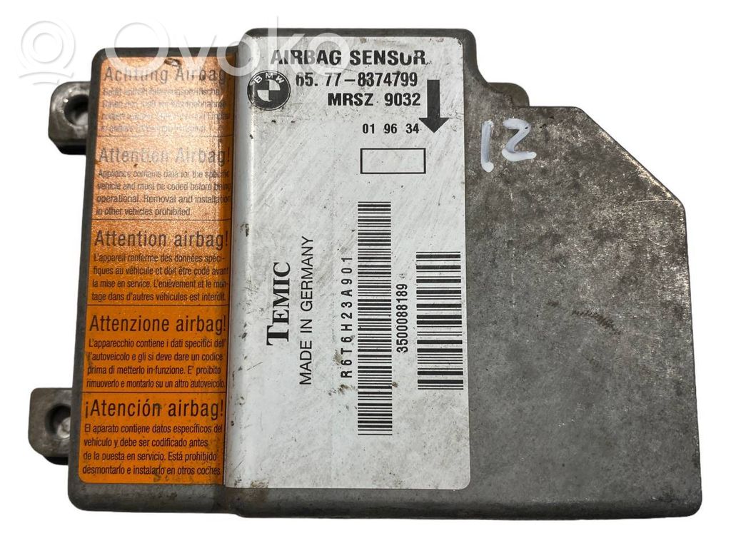 Gaisa spilvenu vadības bloks