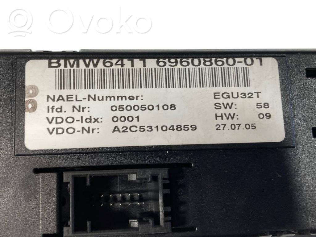 Блок управления кондиционером/климат-контролем/отоплением салона (в салоне)