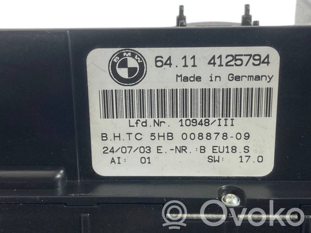 Блок управления кондиционером/климат-контролем/отоплением салона (в салоне)