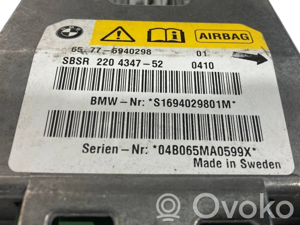 Gaisa spilvenu vadības bloks