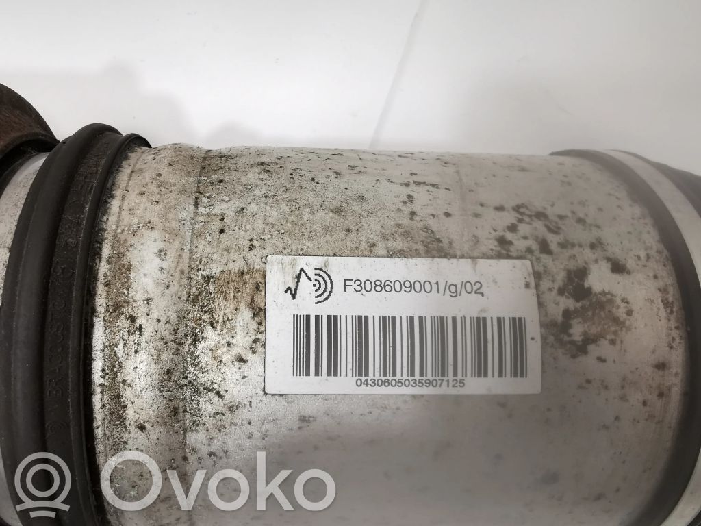 Priekšpusē pneimatiska (gaisa) spilvens ar amortizatoru