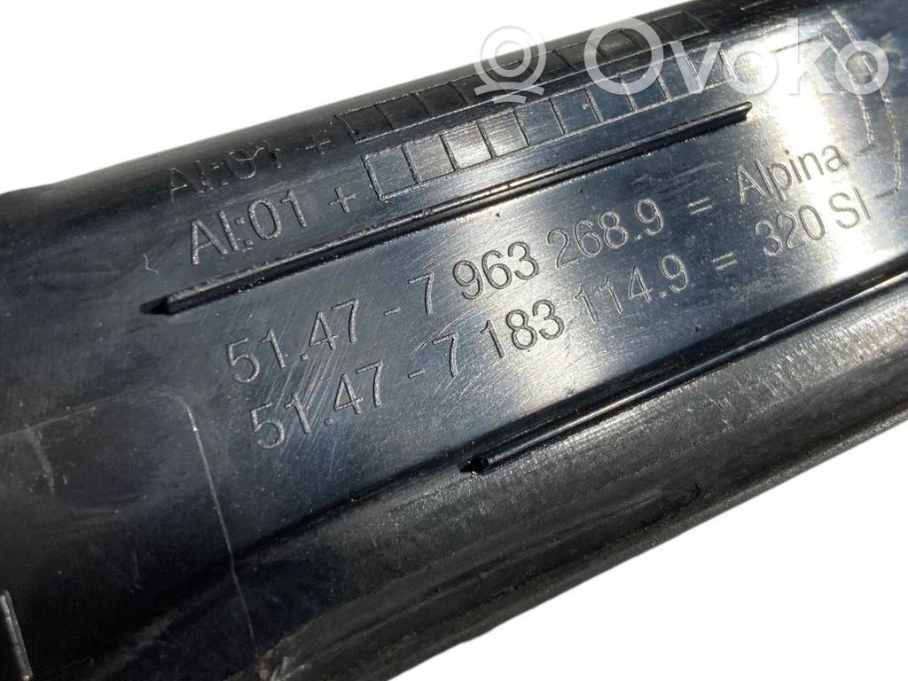 Aizmugurējā sliekšņa dekoratīvā apdare (iekšējā)